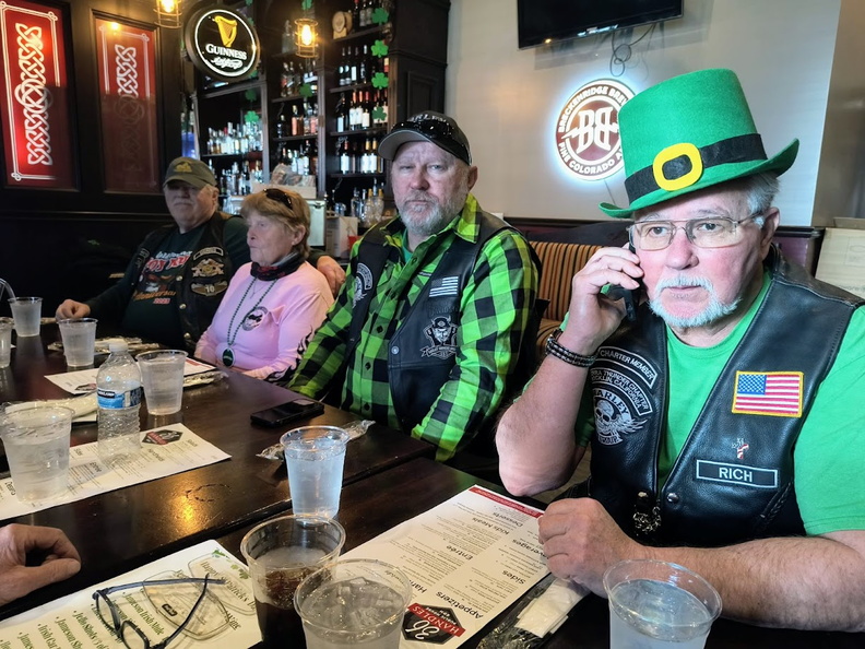 Peggy's St. Patrick's Day Ride To 36 Handles 3-17-24 - 2